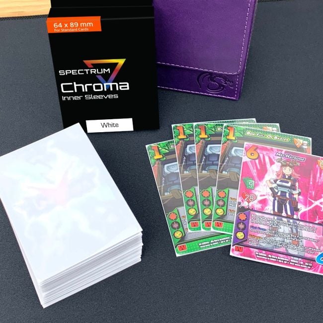 BCW Diversified Chroma White Inner Sleeves, 100 Pack Standard Size
