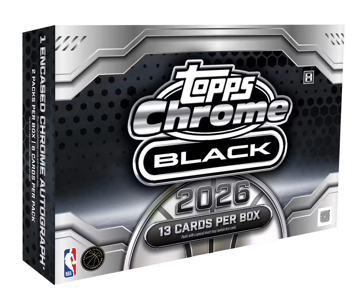 2025-26 Topps Chrome Black Basketball Hobby Box