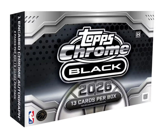 2025-26 Topps Chrome Black Basketball Hobby Box