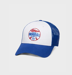 Topps Baseball The Real One Blue Mesh Trucker Hat