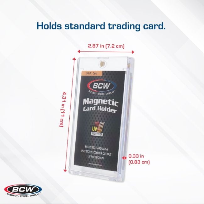 COLLECT*SAVE*PROTECT Magnetic 55pt One-Touch Trading Card Holders