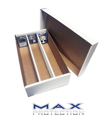 COLLECT*SAVE*PROTECT Triple Shoe Trading Card Boxes 3000ct