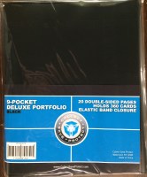CSP 9-Pocket Portfolio Album, Holds 360 Cards, BLACK