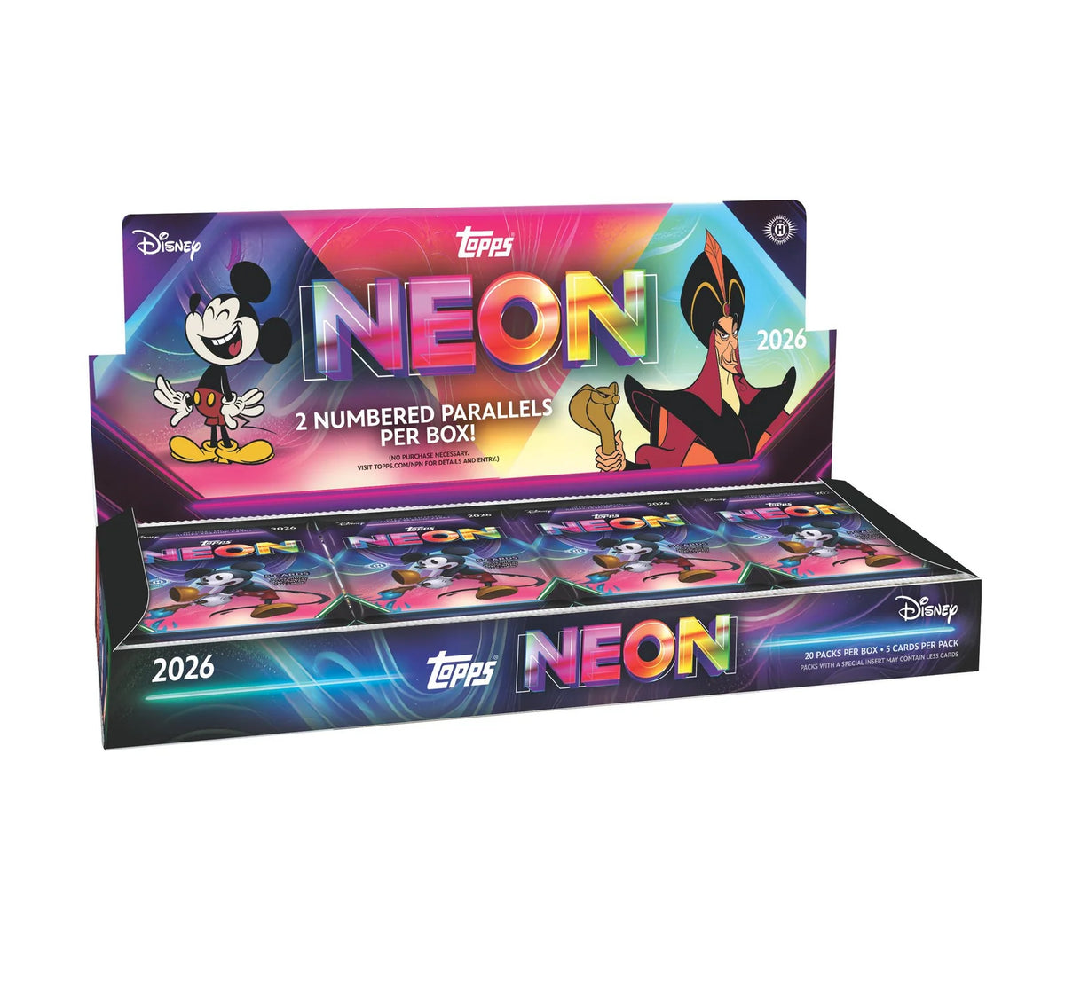2026 Topps Disney Neon Hobby Box
