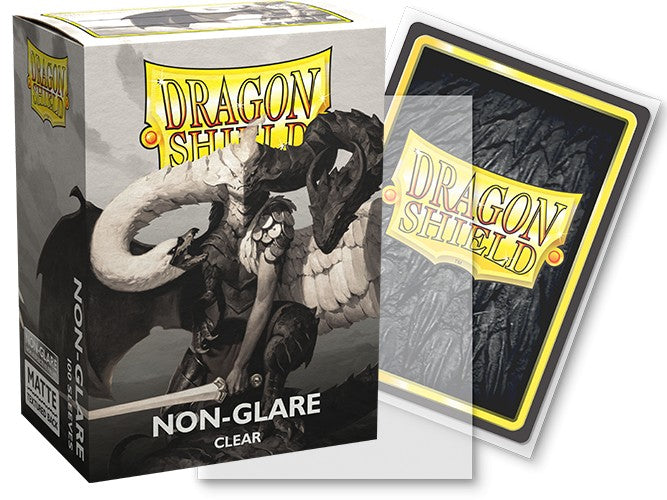 Dragon Shield Sleeves: Standard Non-Glare Matte -Clear 100CT