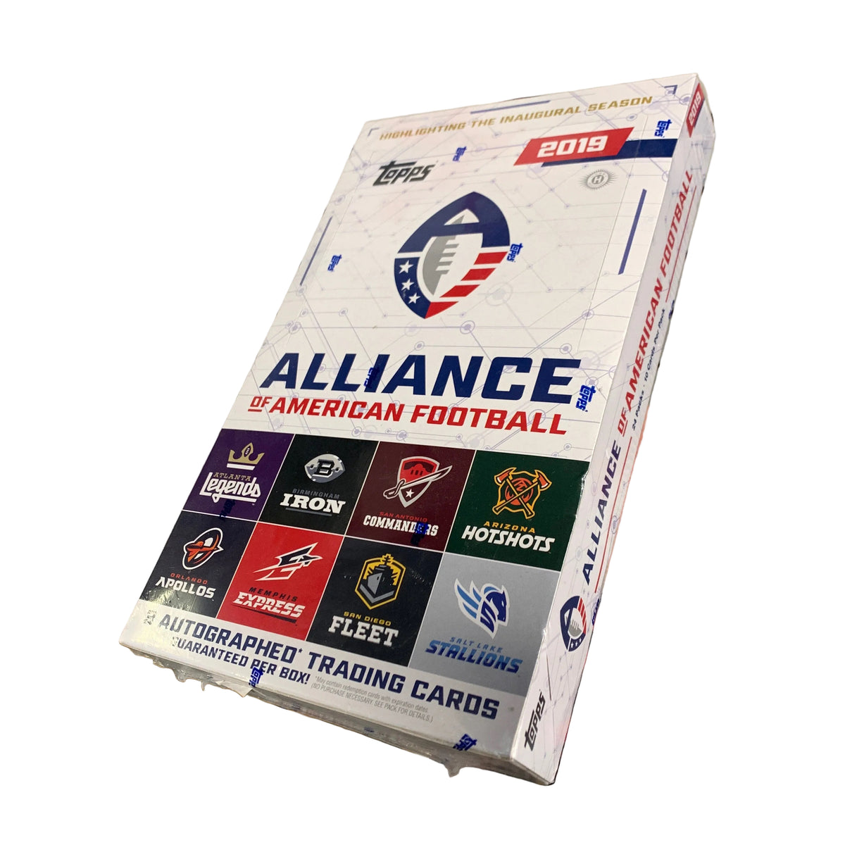 Topps 2019 Alliance of American Football Hobby Box