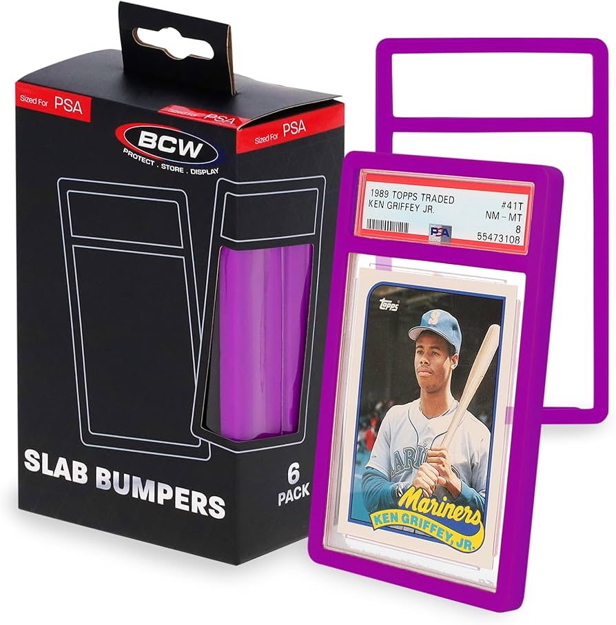 BCW PSA Slab Bumpers - 6pk (Purple)