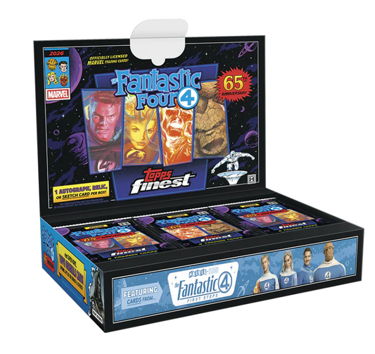 2026 Topps Finest: Fantastic Four 65th Anniversary Hobby Box