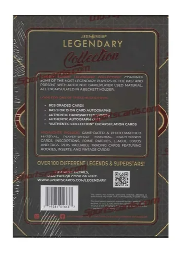 2025 Jersey Fusion Legendary Collection All Sports Edition Box Cards