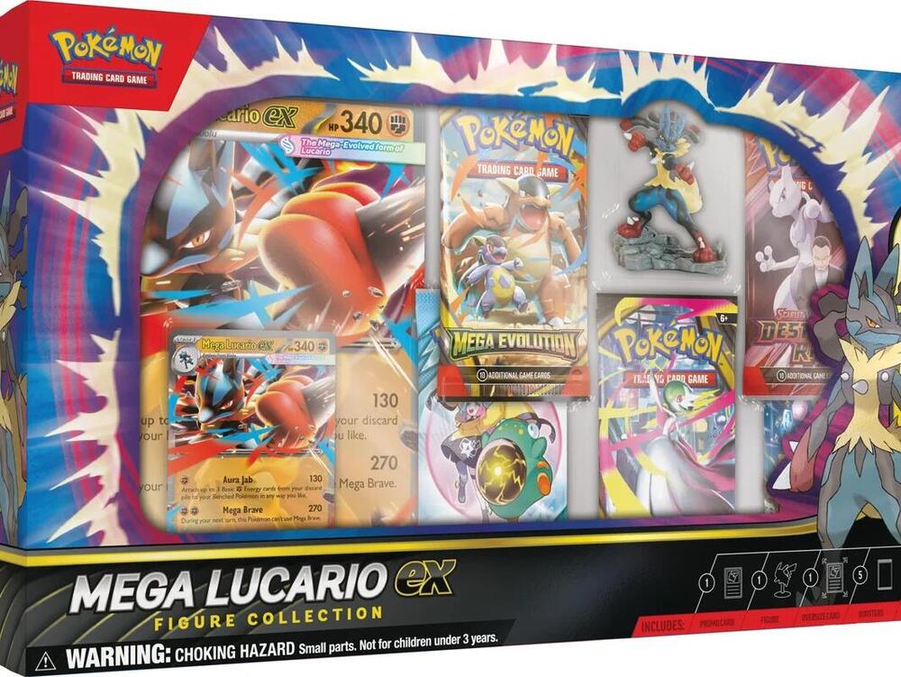 Pokemon- Mega Lucario ex Premium Figure Collection - Miscellaneous Cards & Products