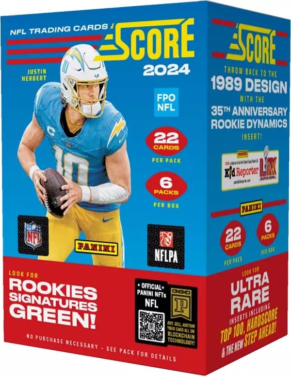 NFL 2024 Panini Score Football Trading Card Blaster Box