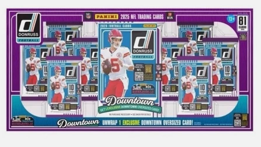 Panini 2025 Donruss NFL Football Bundle Costco Exclusive