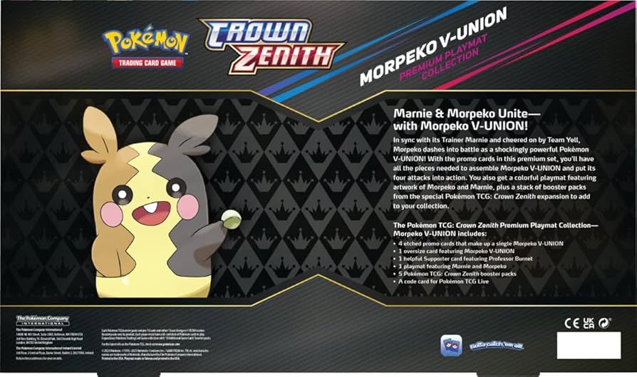 Pokémon Crown Zenith Morpeko V-Union Box