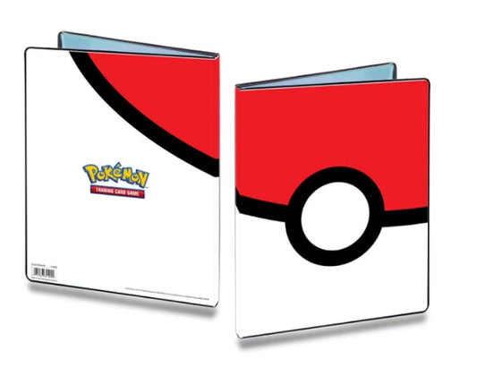 Pokemon- Poke Ball 9-Pocket Portfolio Binder Holds 180 Cards