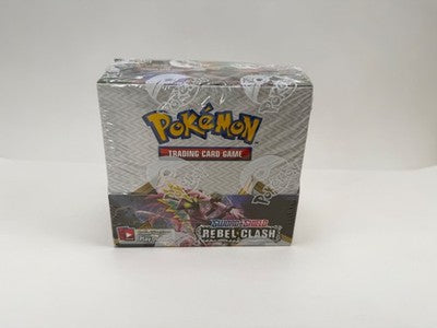 Pokemon Rebel Clash Booster Box Trading Card Game