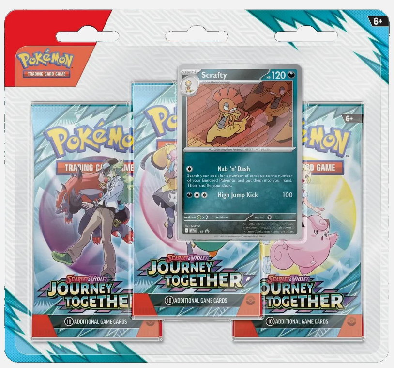 Pokémon TCG: Scarlet & Violet Journey Together 3-Pack Booster Blister