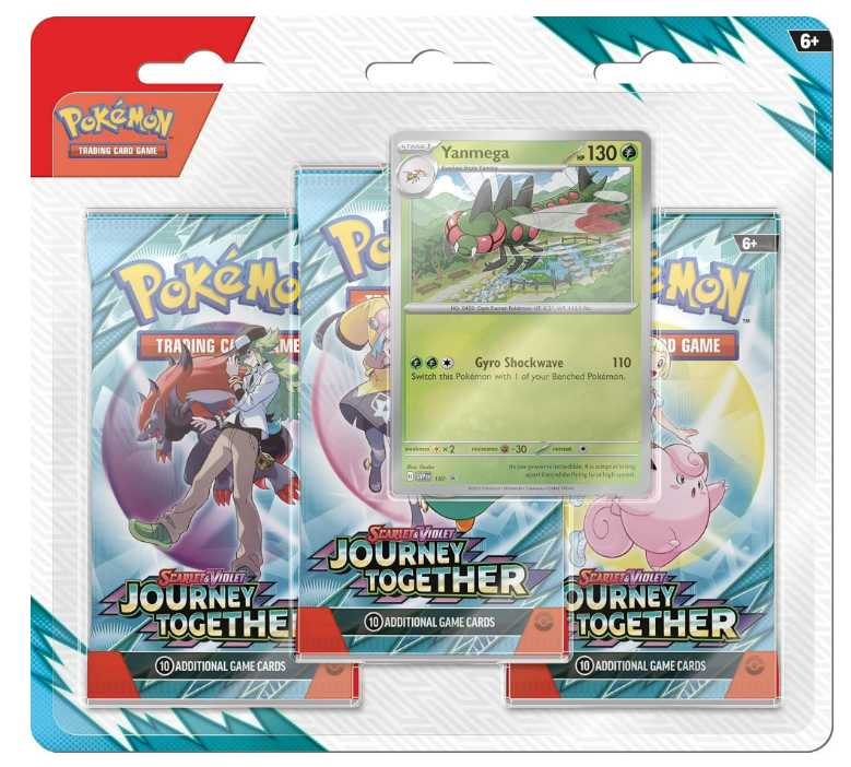 Pokémon TCG: Scarlet & Violet Journey Together 3-Pack Booster Blister