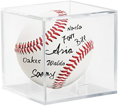 Pro-Mold Baseball Square Cube with 5+ Year UV Pedestal