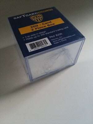 SafTgard 200ct Plastic Card Box Slide