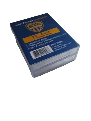 SafTgard Plastic Card Box 2-Pack Slide Design, 25ct