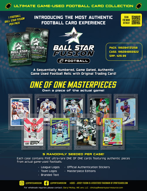 Jersey Fusion- All Star Fusion Football Pack