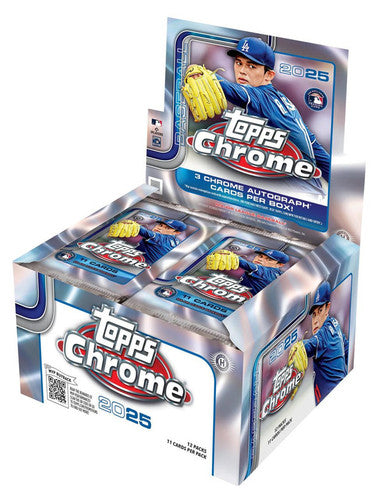 Topps 2023 Chrome Baseball Jumbo Box - 3 Autographs