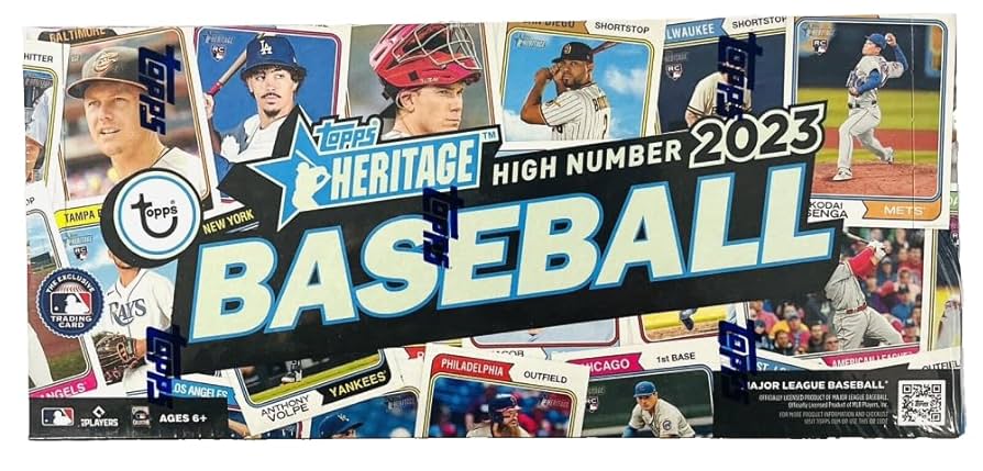 Topps 2023 Heritage High Number Baseball Card Hobby Box