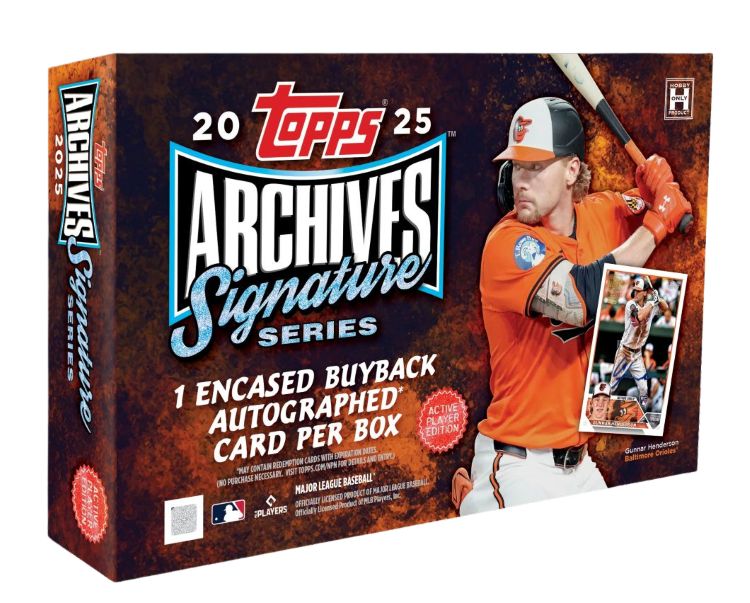 Topps 2025 Archive Signature Series Active Player Hobby Box