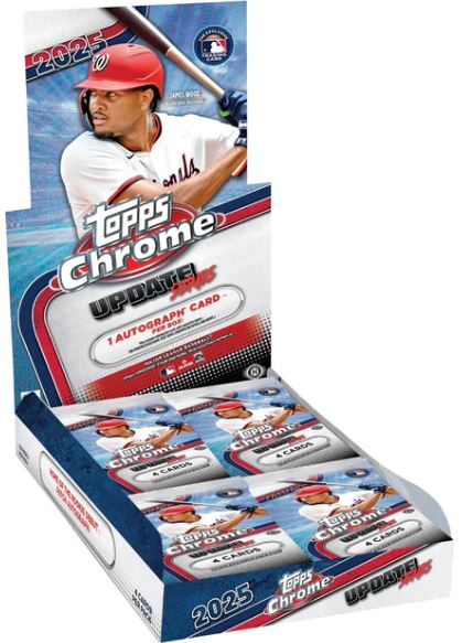 Topps 2025 Chrome Updates Baseball Hobby Box