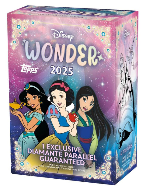 Topps 2025 Disney Wonder Blaster Box, Pack of 42
