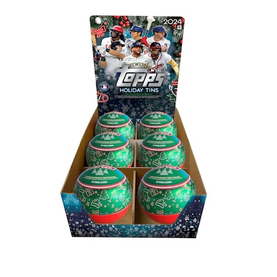Topps 2025 Holiday MLB Baseball Collector Tin