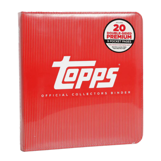 Topps Red Official Collectors Binder with Sheets