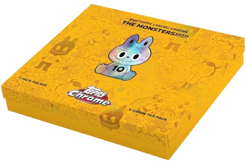 2025 Topps Labubu Chrome The Monsters 10th Anniversary Hobby Box