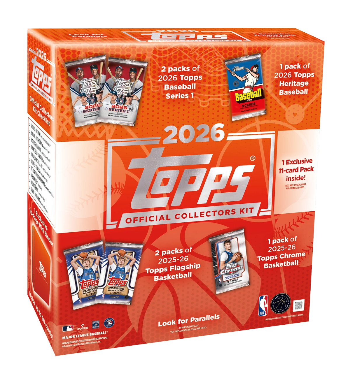 2026 Topps MLB x NBA Official Collectors Kit
