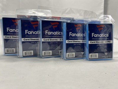Topps Fanatics Soft Card Sleeves 500ct