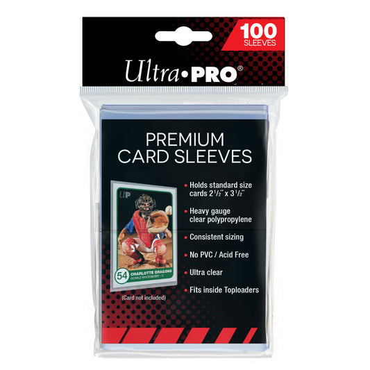 Premium 2.5" x 3.5" Card Sleeves (100-Pack) - Ultra Pro Card Sleeves