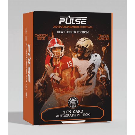 Pulse 2024 Premiere Football Heat Seekers Trading Card Box