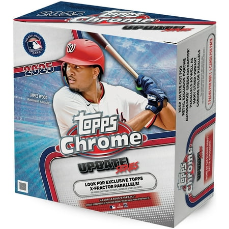 Topps 2025 MLB Chrome Update Baseball Trading Card Mega Box