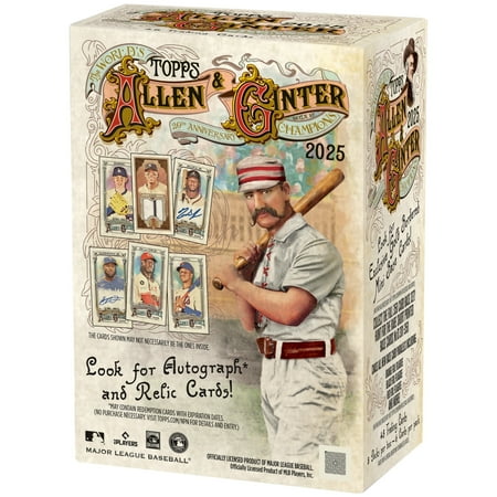 Topps 2025 Allen & Ginter Baseball Sealed Value Box