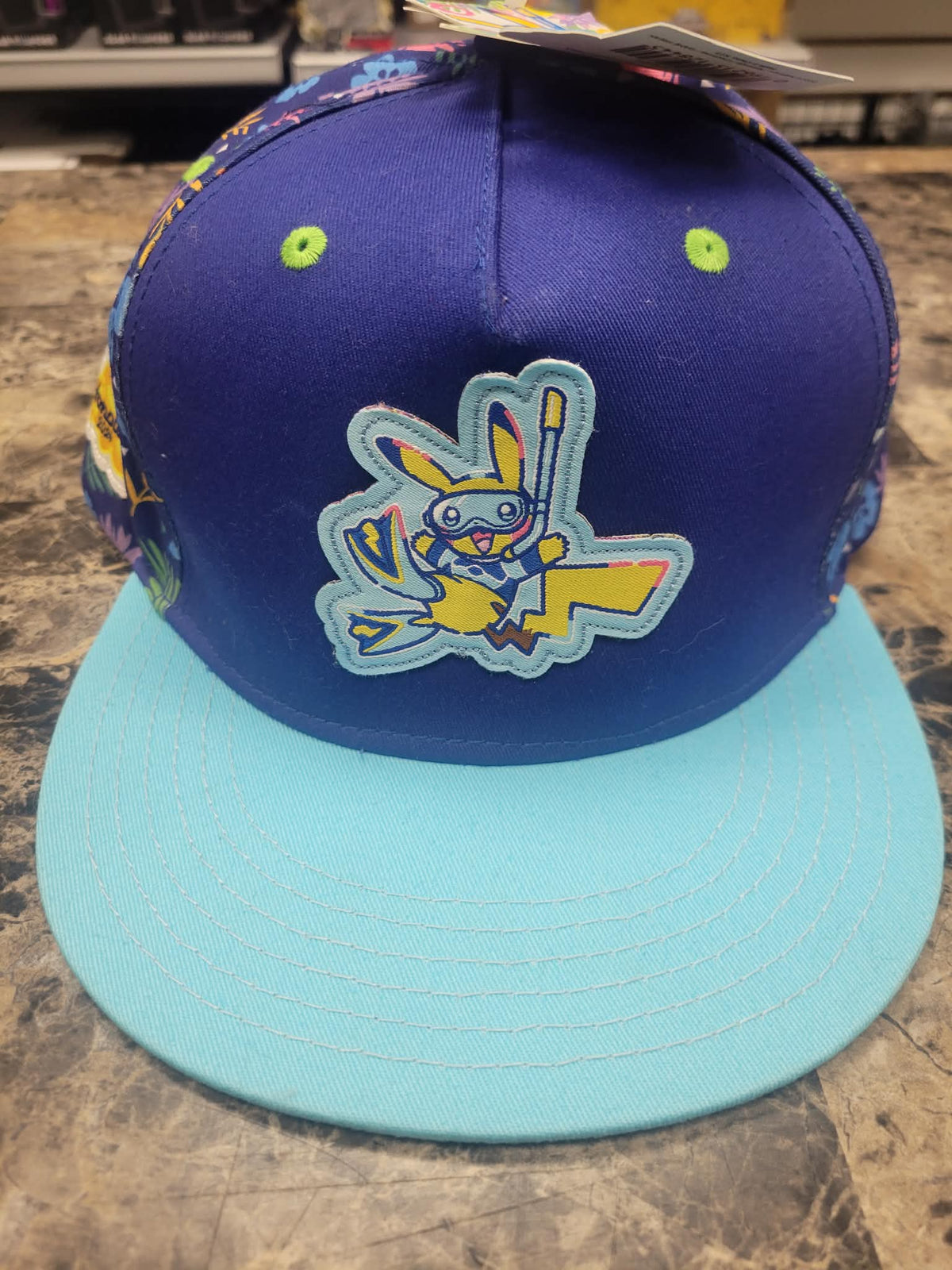 Pokemon Cap WCS 2024 Honolulu Pikachu Blue New with Tag RARE!