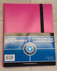 CSP 9-Pocket Portfolio Album, Holds 360 Cards, PINK