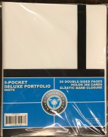 CSP 9-Pocket Portfolio Album, Holds 360 Cards, WHITE