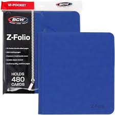 BCW Z-Folio Card Binder 12-Pocket 480 Cards (Choose Your Color)