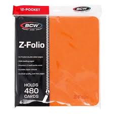BCW Z-Folio Card Binder 12-Pocket 480 Cards (Choose Your Color)