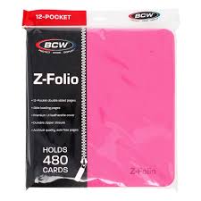BCW Z-Folio Card Binder 12-Pocket 480 Cards (Choose Your Color)